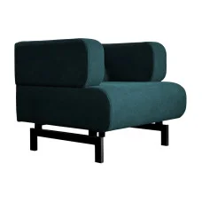 Gianni armchair, Perfect Ocean upholstery